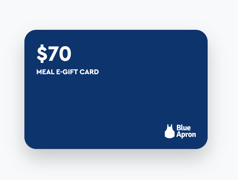 Blue Apron + Meal EGift Card
