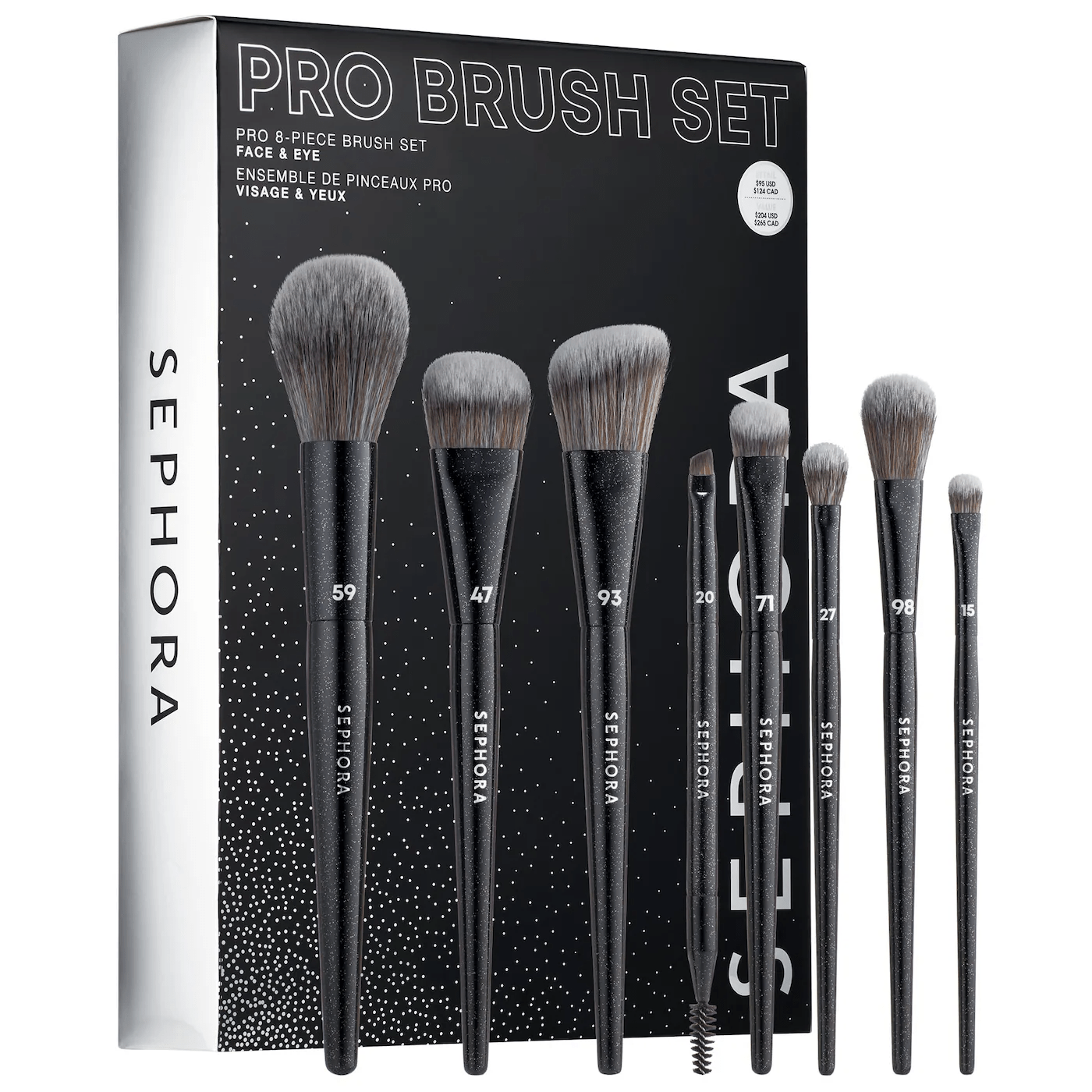 Sephora Collection + PRO 8Piece Face & Eye Brush Set