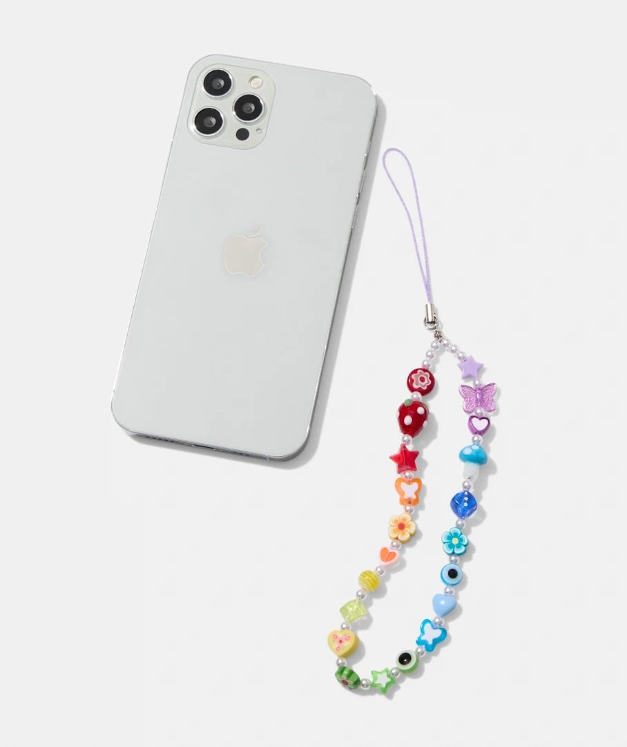 Sportsgirl + Rainbow Beaded Phone Strap