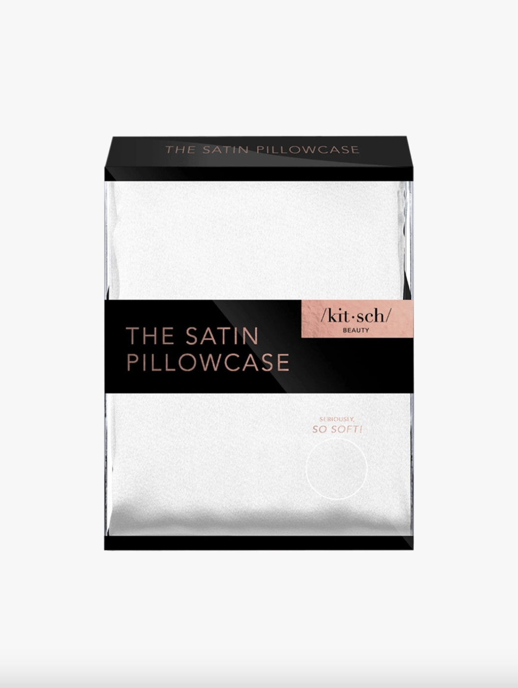 Kitsch + Satin Pillowcase Ivory