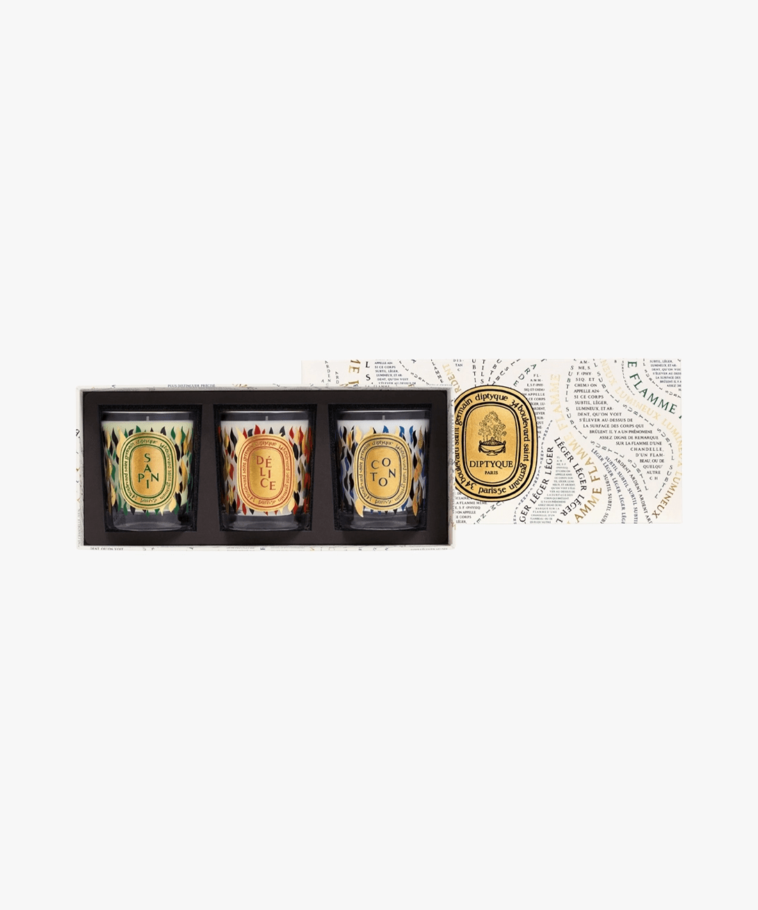 Diptyque + Set of 3 Holiday Candles