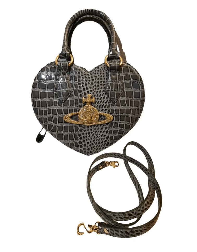 Vivienne Westwood + Vivienne Westwood Chancery Heart Vegan Leather Handbag