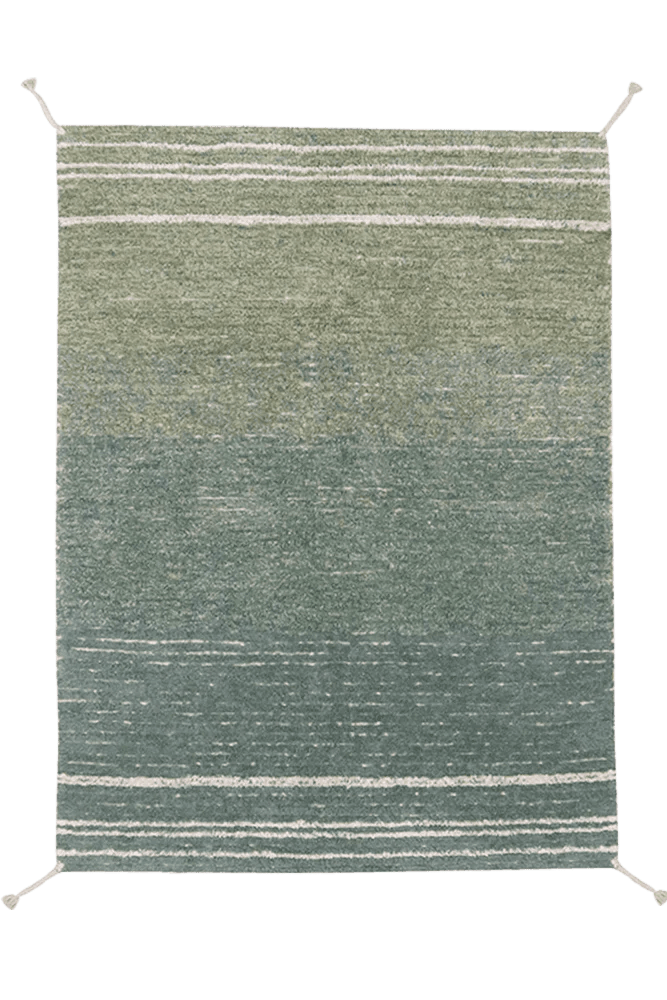 Lorena Canals + Reversible Washable Rug Twin Vintage Blue