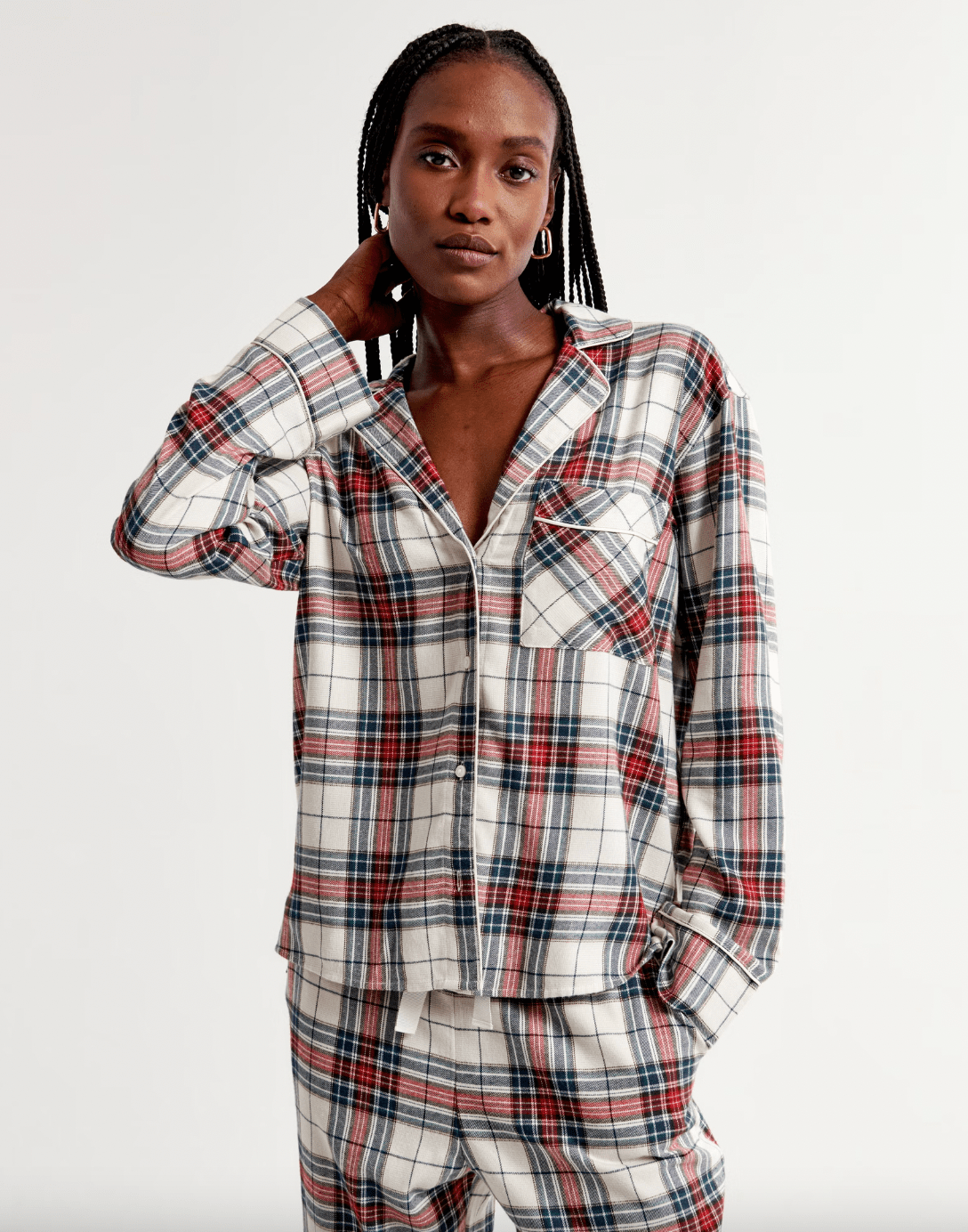Abercrombie & Fitch + Flannel Sleep Shirt