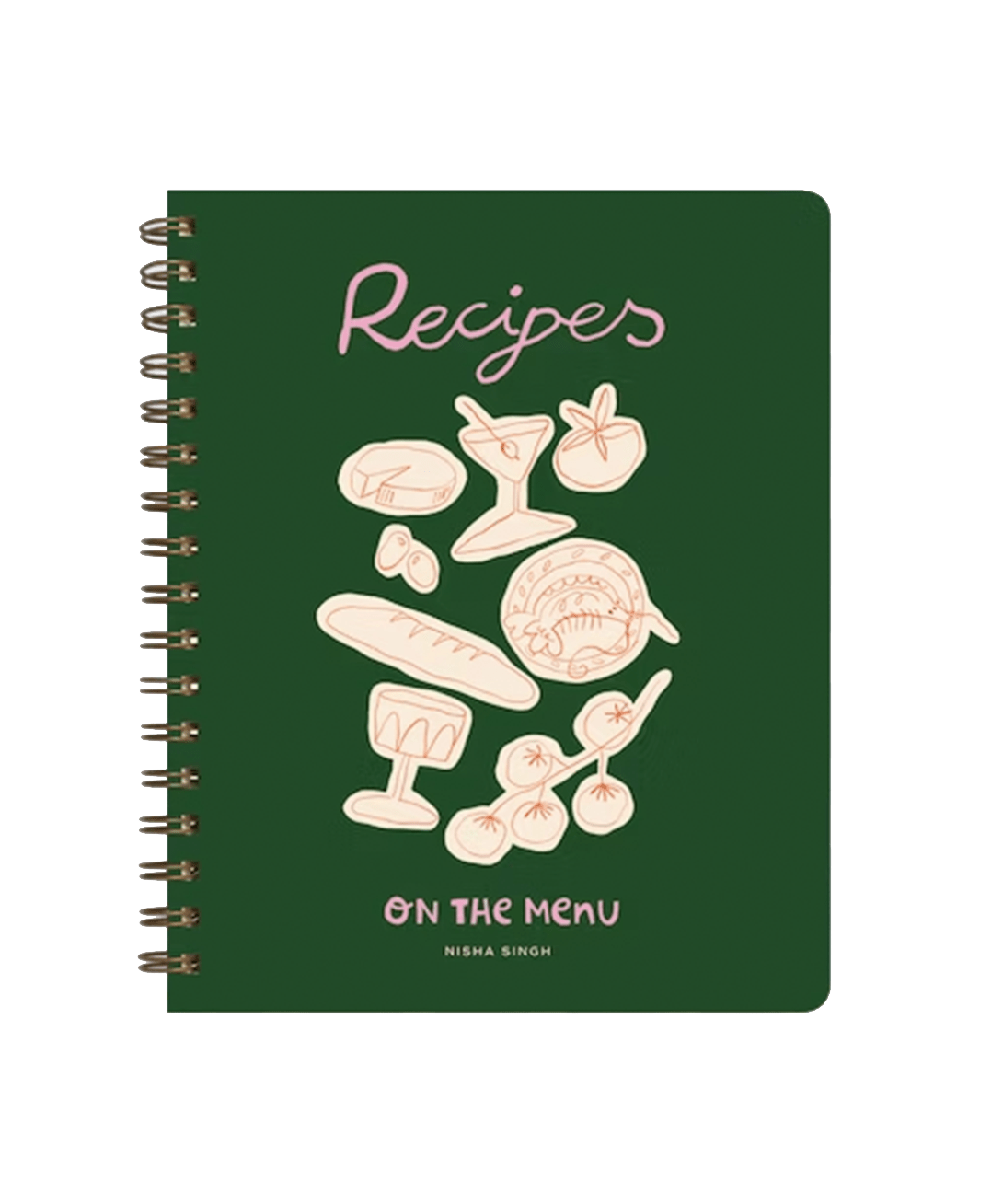 Papier + Al Fresco Spiral Recipe Journal