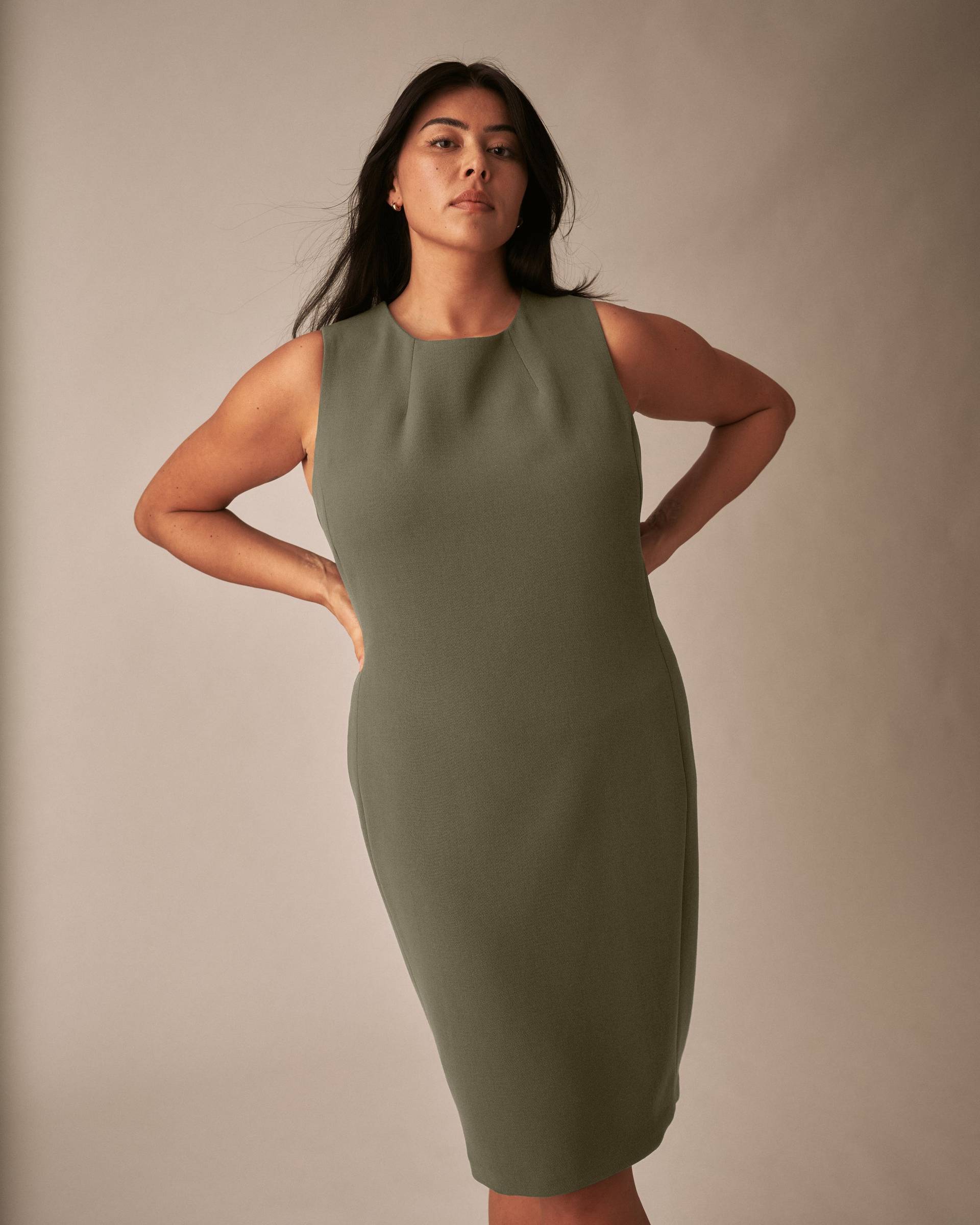 Henning x Universal Standard + Carlisle Crepe Dress