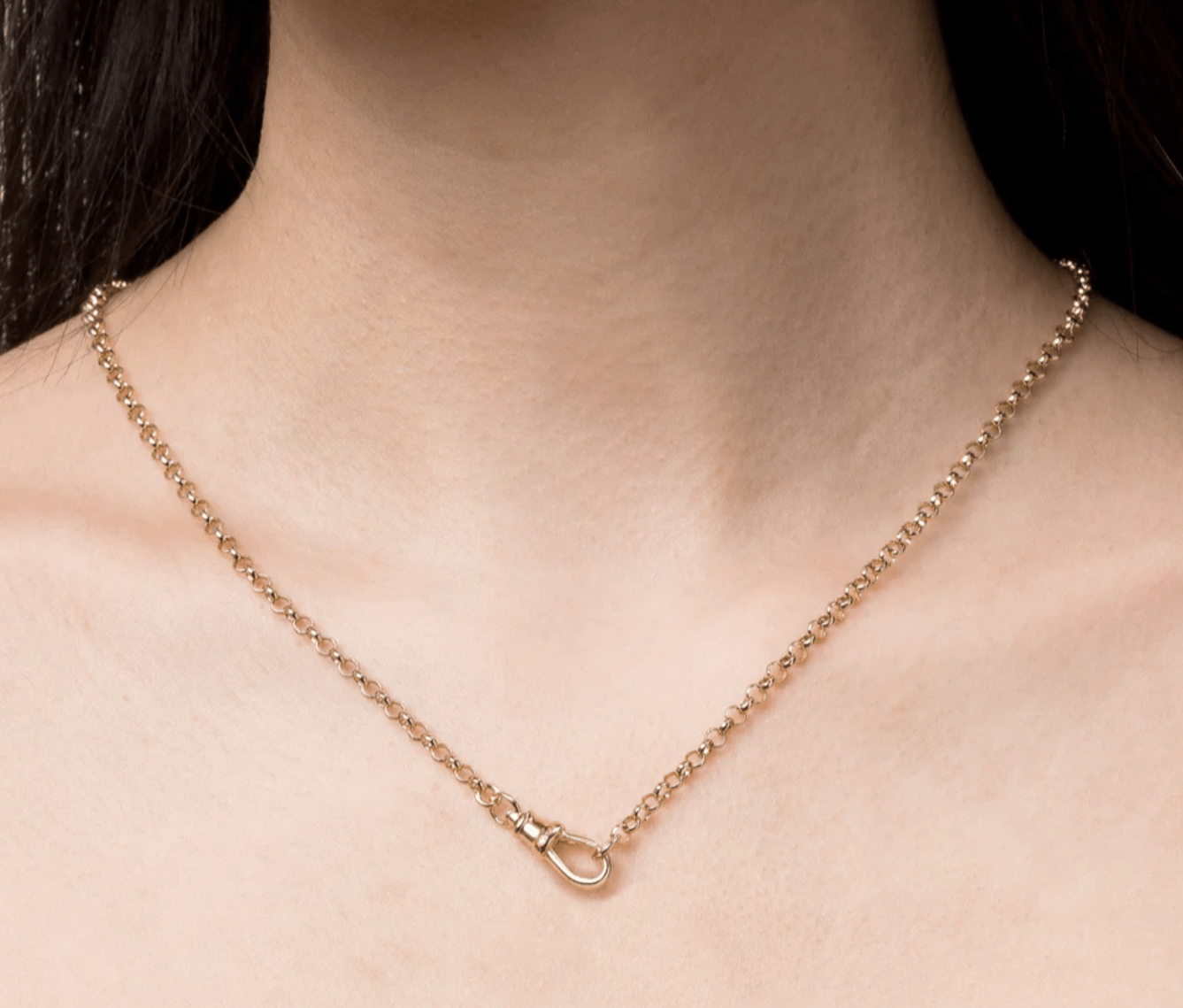 Aurate + Gold Rolo Chain Necklace