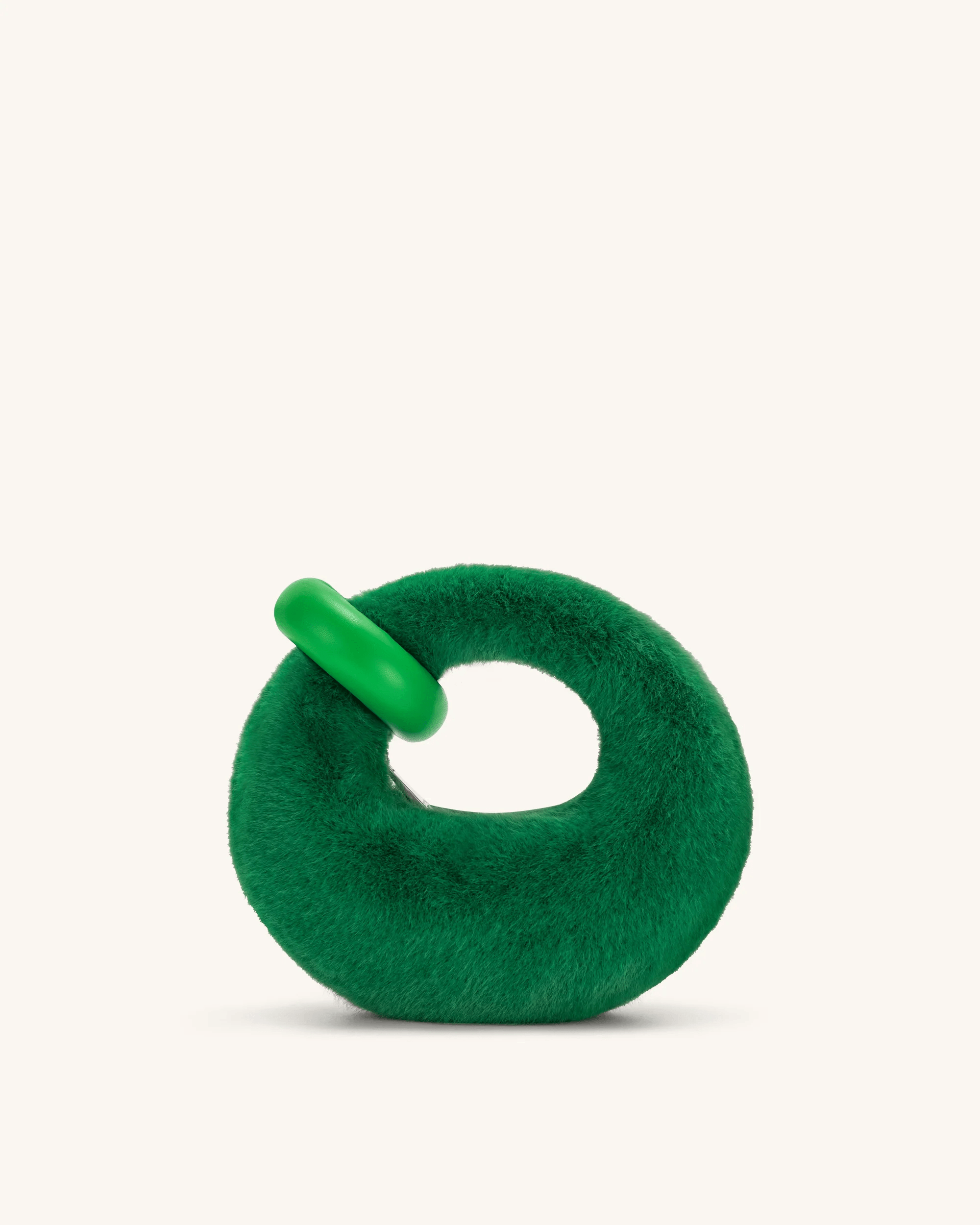 JW PEI + Abacus Faux Fur Mini Top Handle Bag