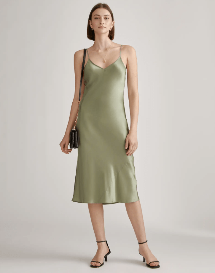 Quince + 100 Washable Silk Slip Dress