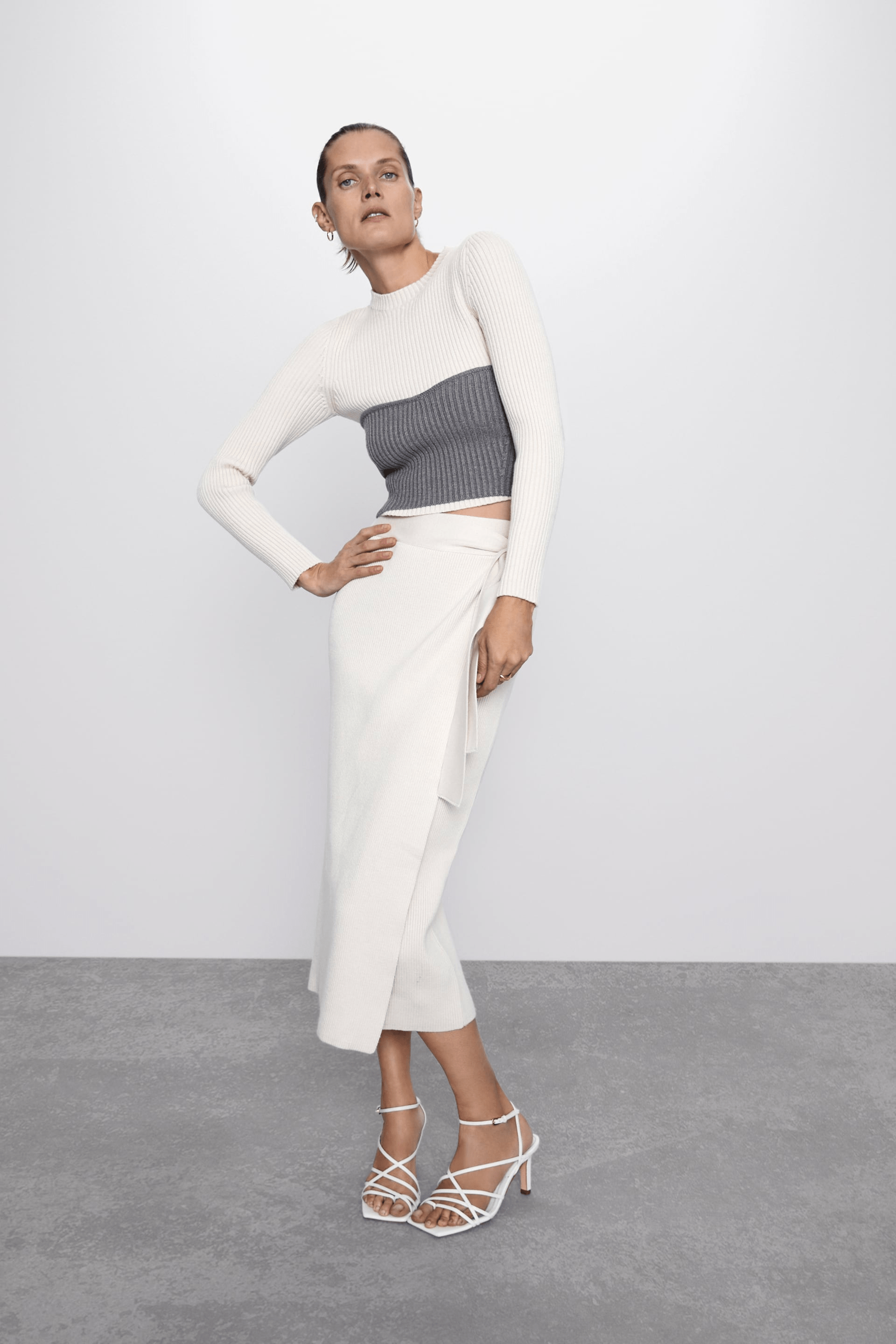 Zara + Knit Crop Top