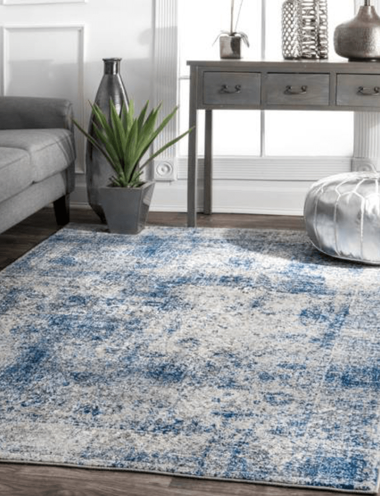 Rugs USA + Blue Faded Bosphorus Area Rug
