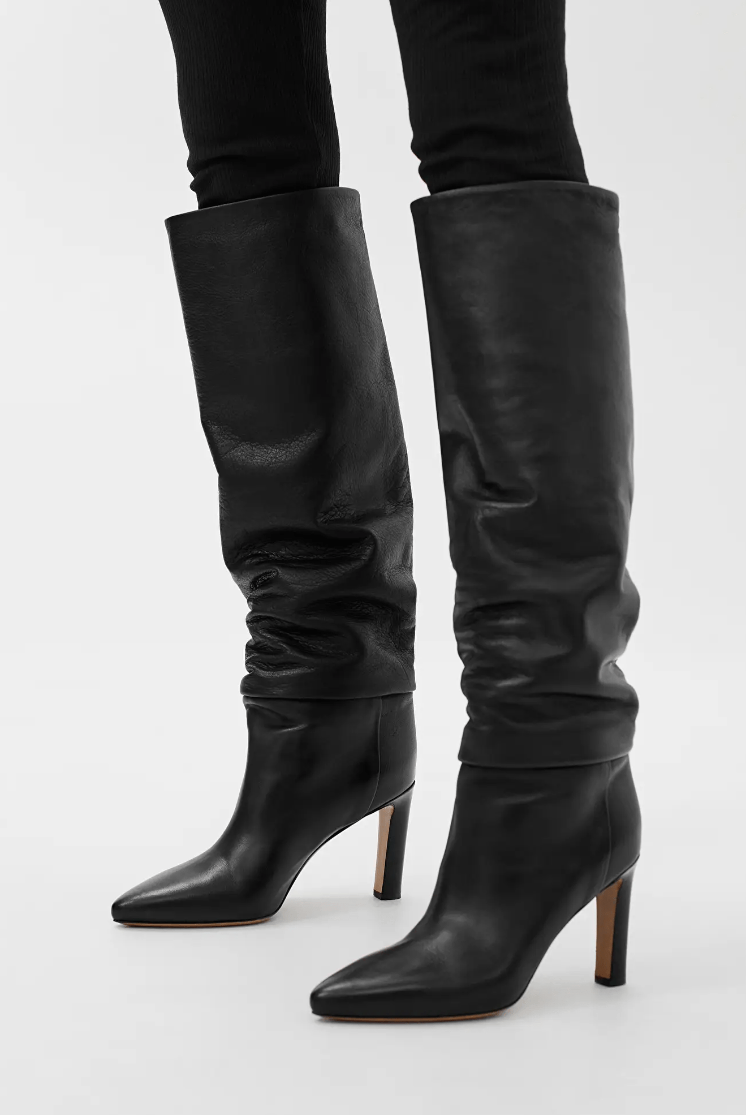 Arket + KneeHigh Slouch Leather Boots