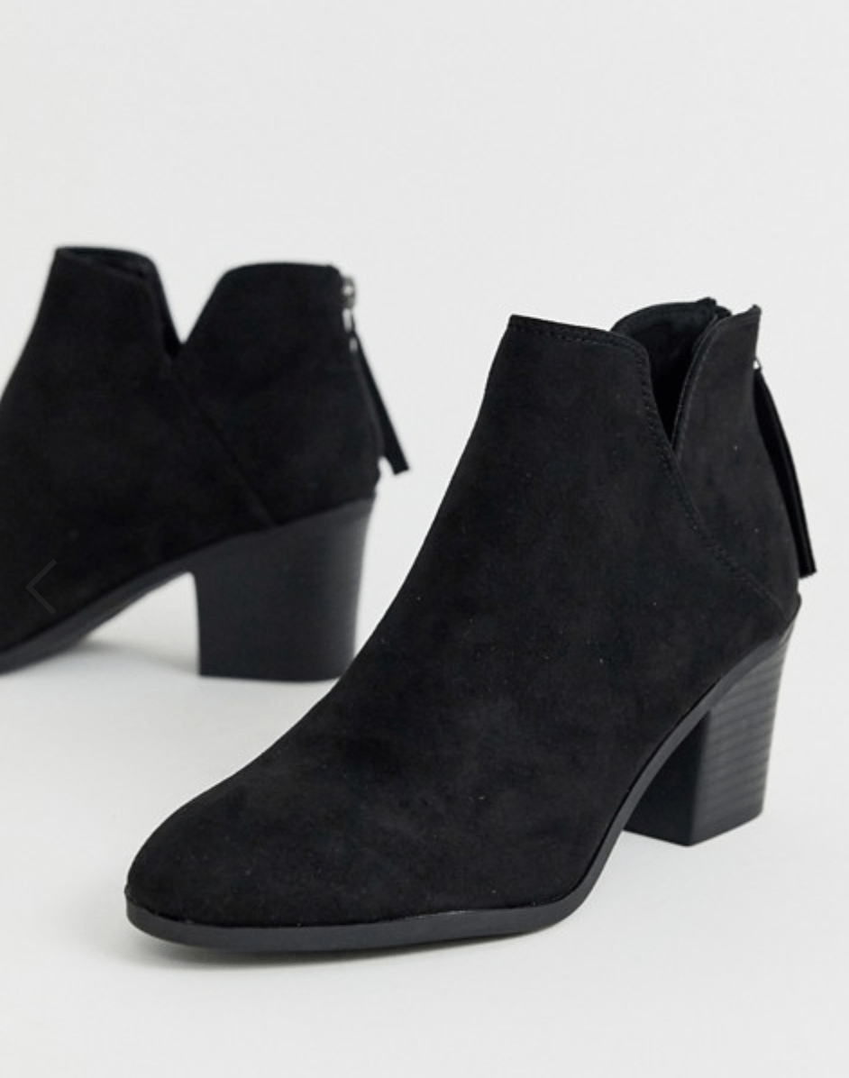 New Look + Heeled Ankle Boots