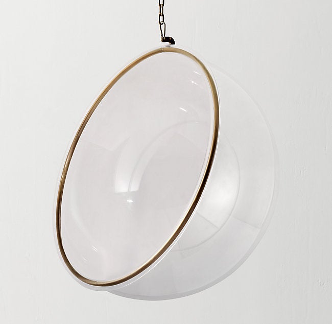 Mina + Acrylic Ball Hanging Chair