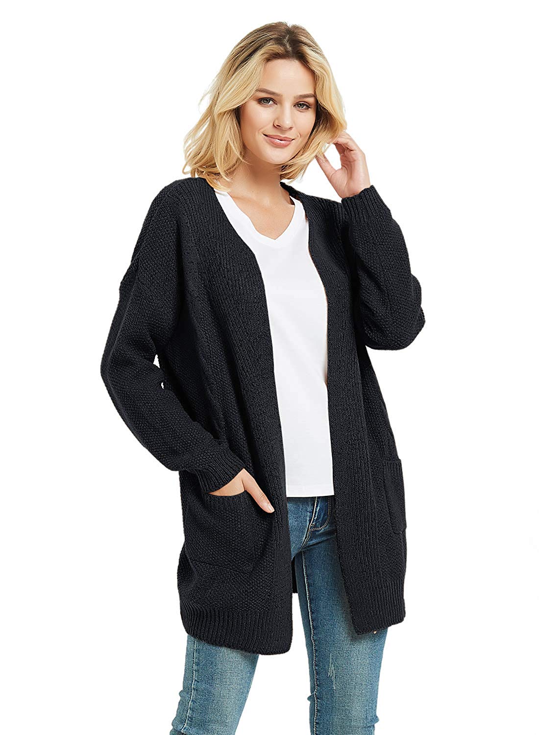futurino + CableTwist Long Boyfriend Cardigan