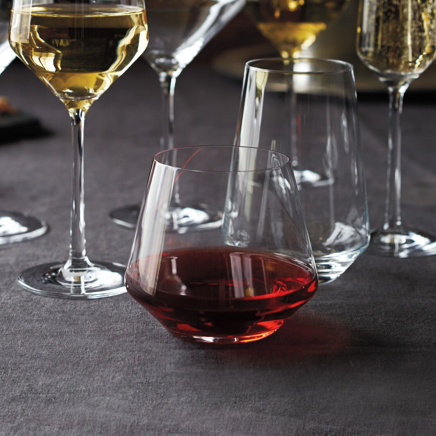 Schott Zwiesel + Pure Stemless Red Wine Glasses