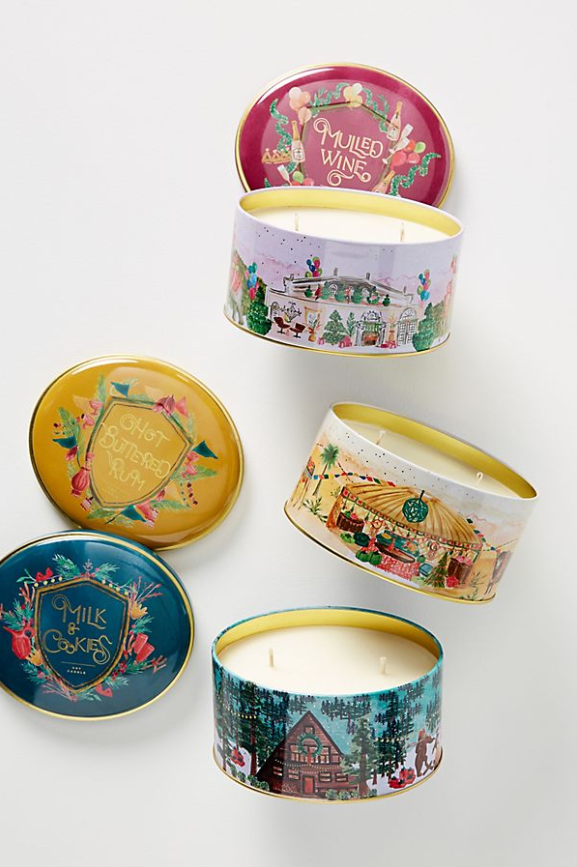 Illume Anthropologie + Anthropologie Holiday Tin Candle