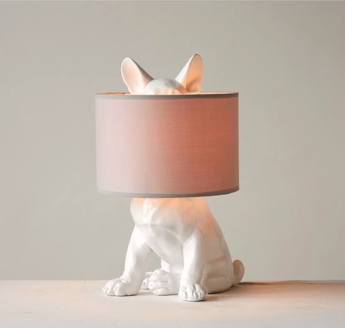 Wrought Studio + Coldwell Resin Dog Table Lamp
