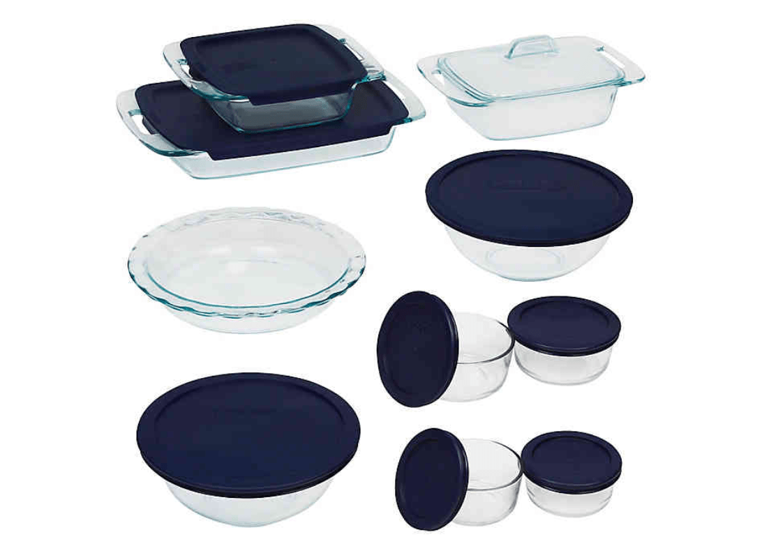 Pyrex + 19Piece Glass Bake and Store Set