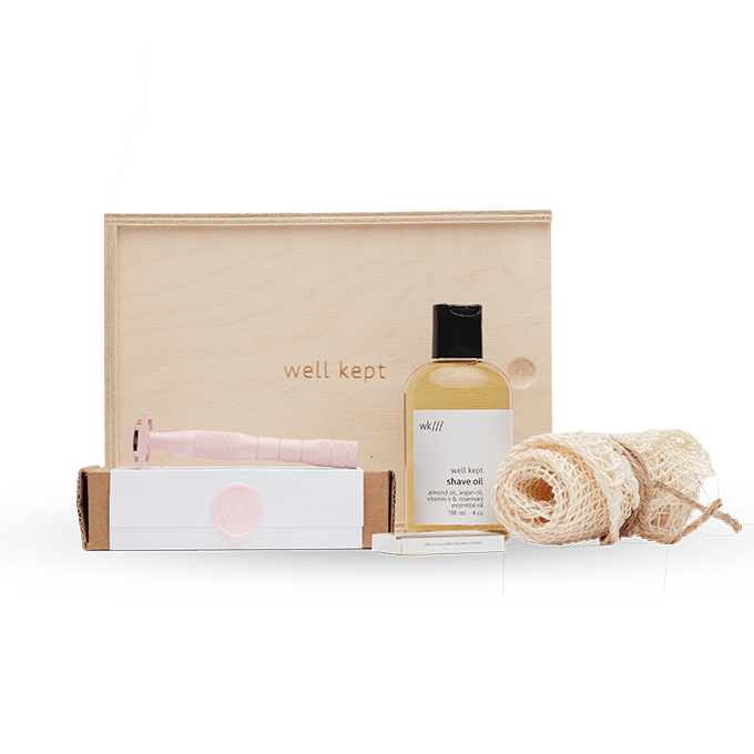 well kept + Safety Razor Kit
