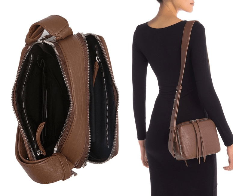 AllSaints + Grainedleather Crossbody Bag
