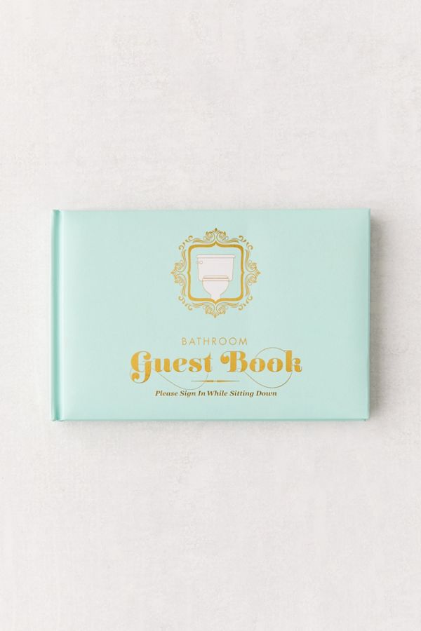 Knock Knock + Bathroom Guest Book