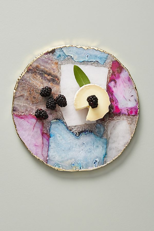 Anthropologie + Composite Agate Cheese Board