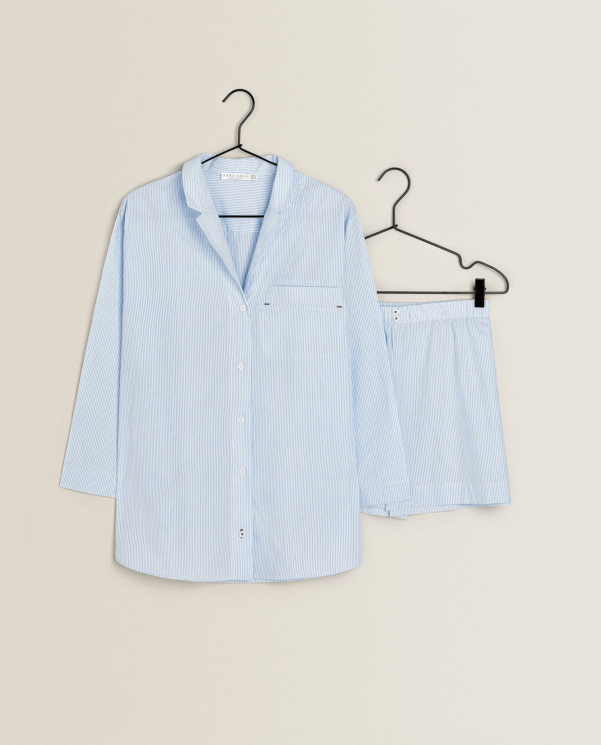 Zara Home + Contrasting Pajama Set