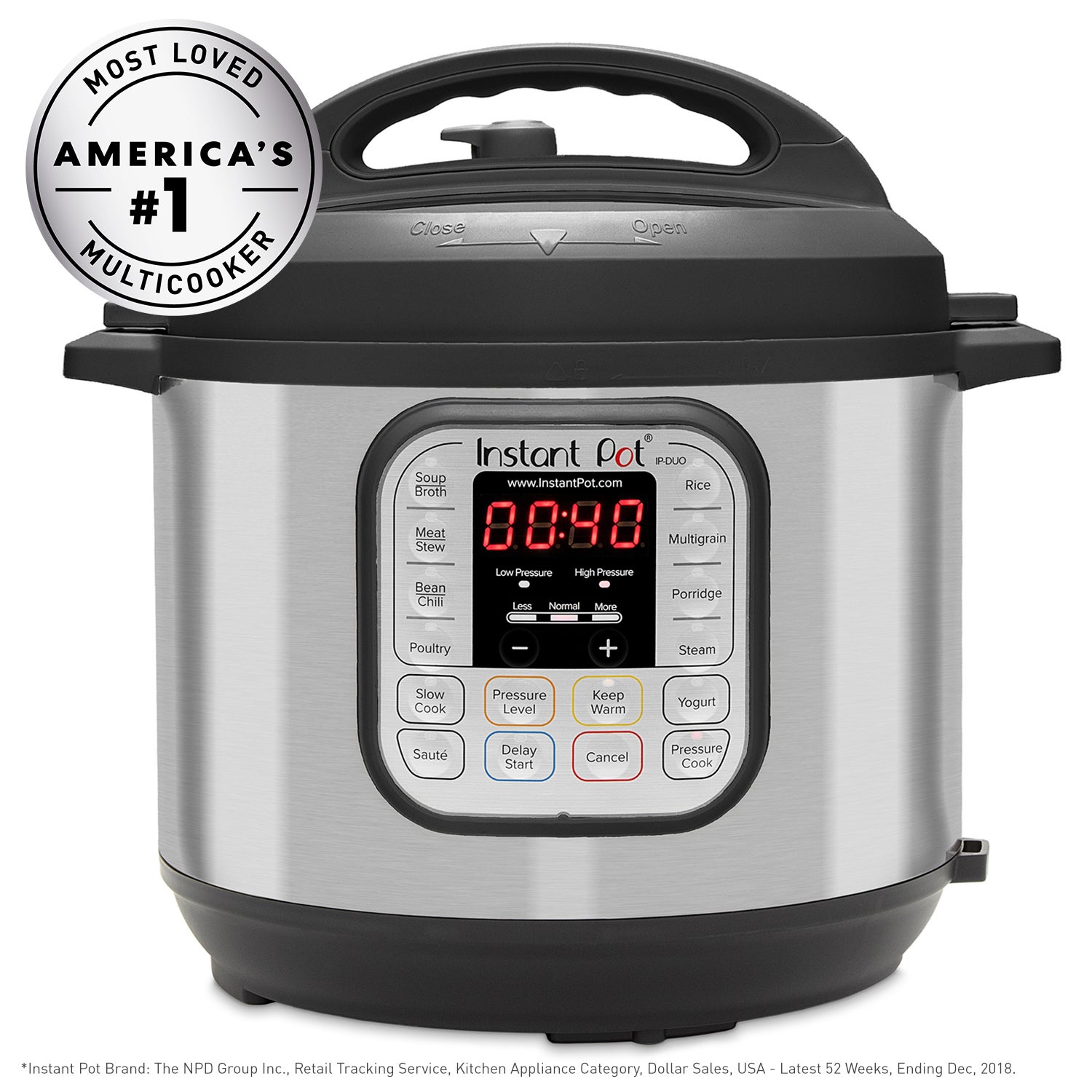 Instant Pot + 6 Qt 7in1 MultiUse Programmable Pressure Cooker