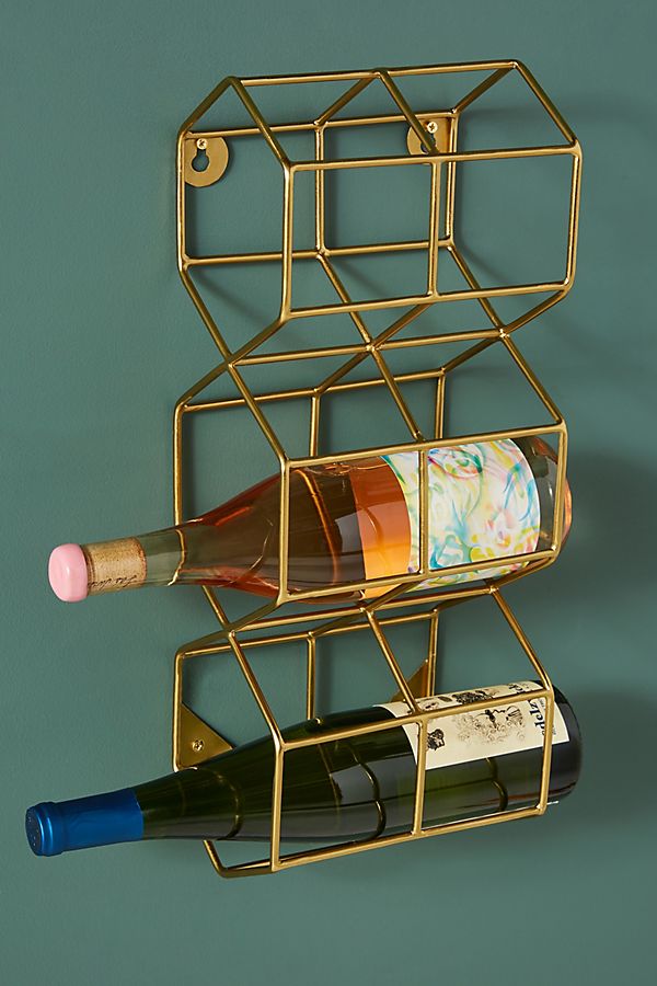 Anthropologie + Thea Wall Mounted Wine Rack