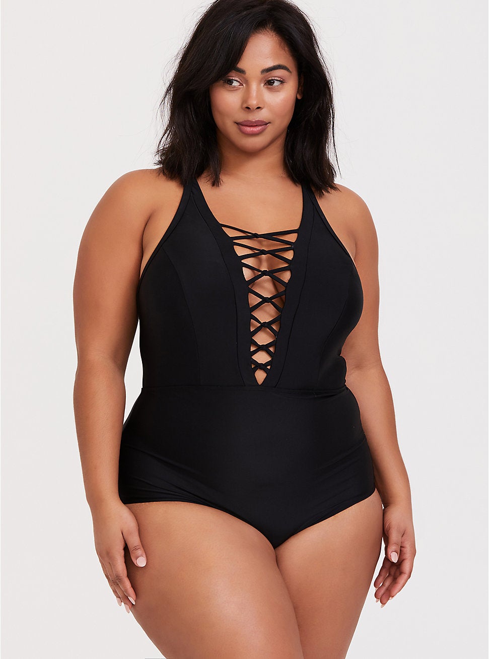 Torrid Curve + Wireless DeepV OnePiece Swimsuit
