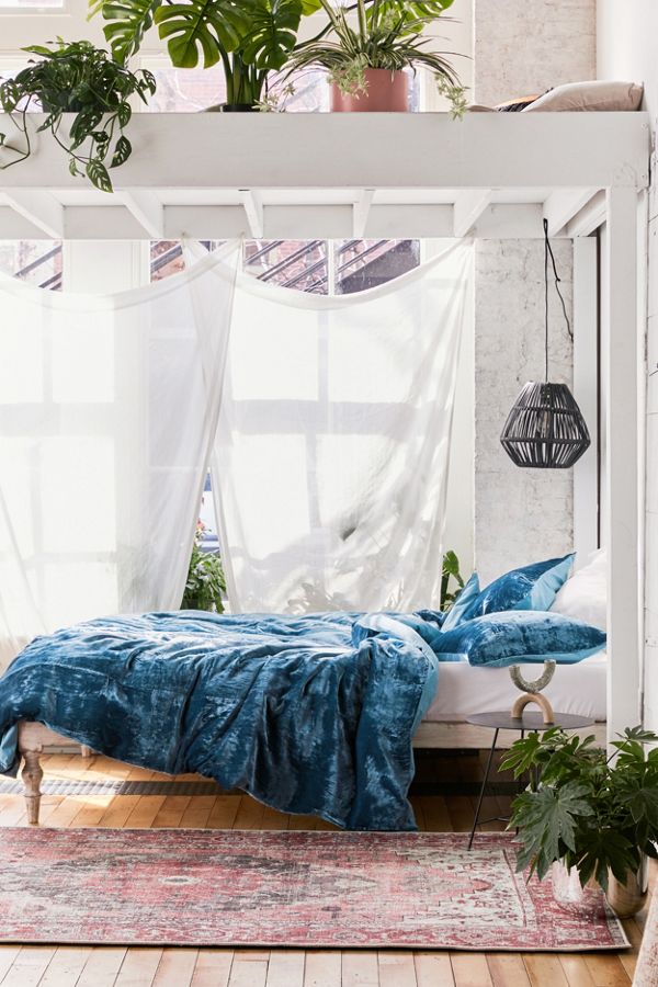 Urban Outfitters + Skye Velvet Duvet Cover
