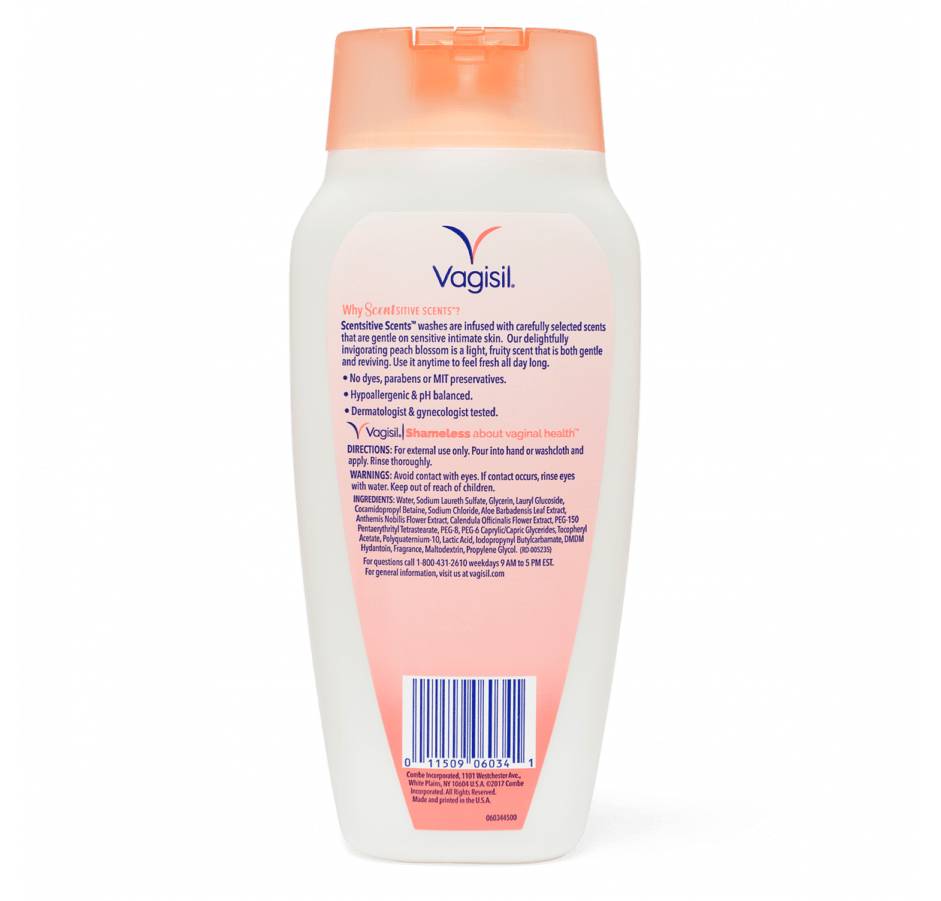 Vagisil + Scentsitive Scents® Peach Blossom Daily Intimate Wash