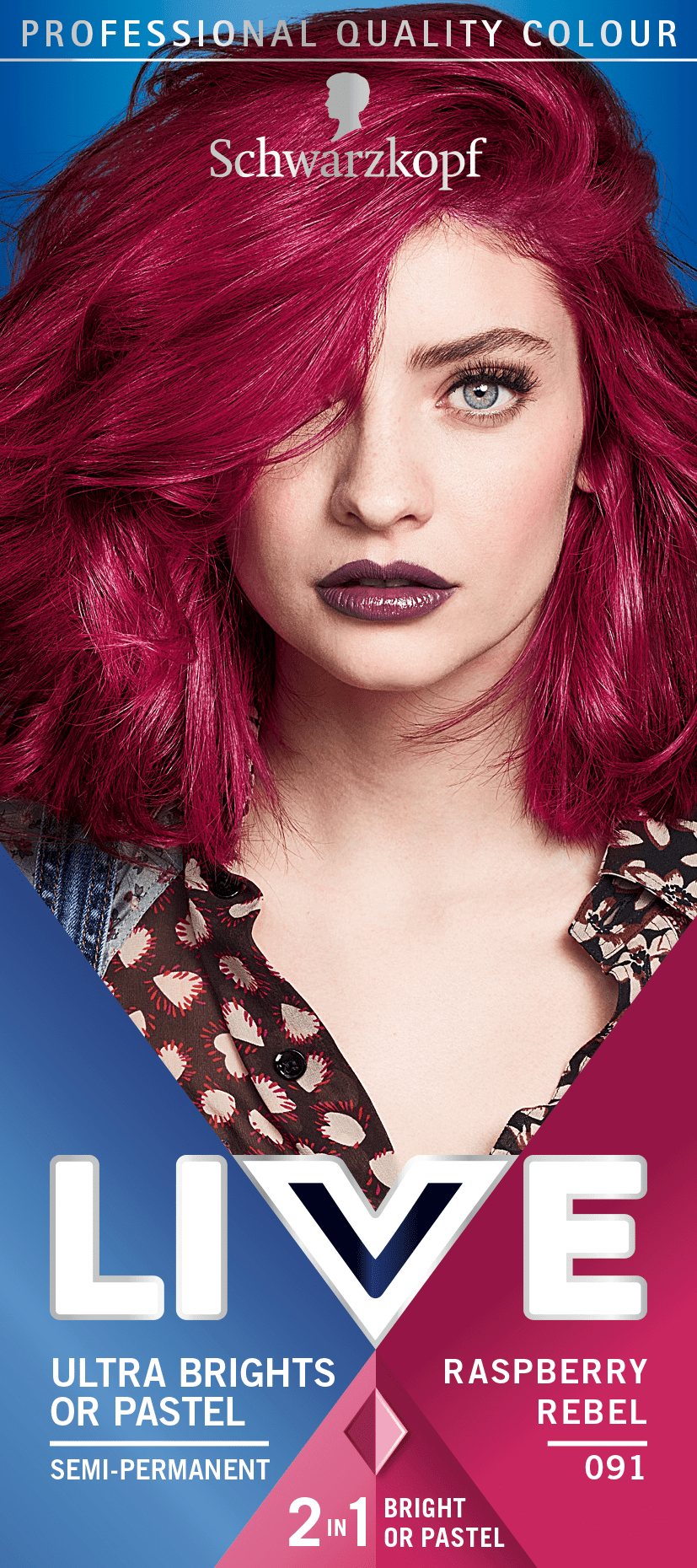 Schwarzkopf + Schwarzkopf LIVE 091 Raspberry Rebel