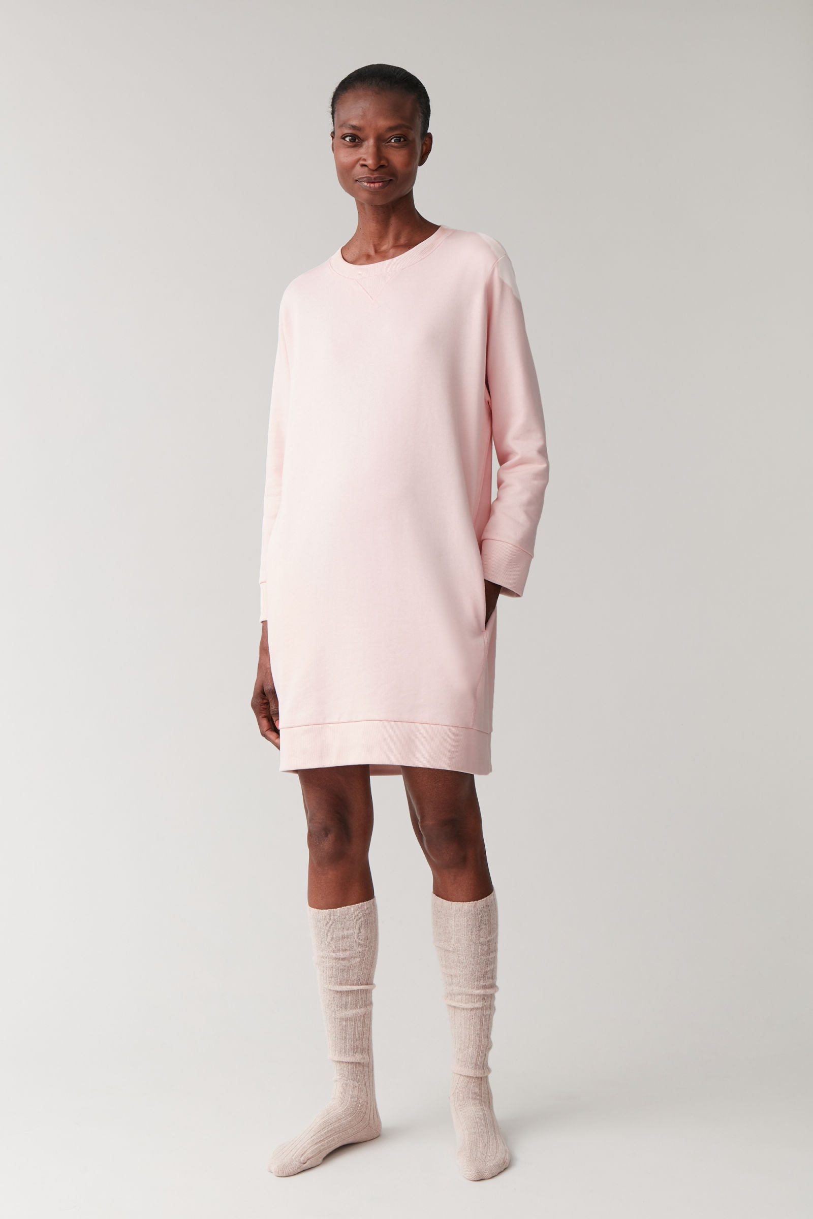 COS + Cotton Sweatshirt Dress
