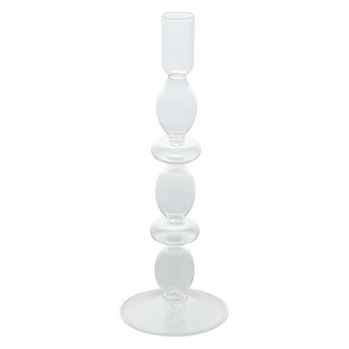 Habitat + Clear Glass Dinner Candle Holder