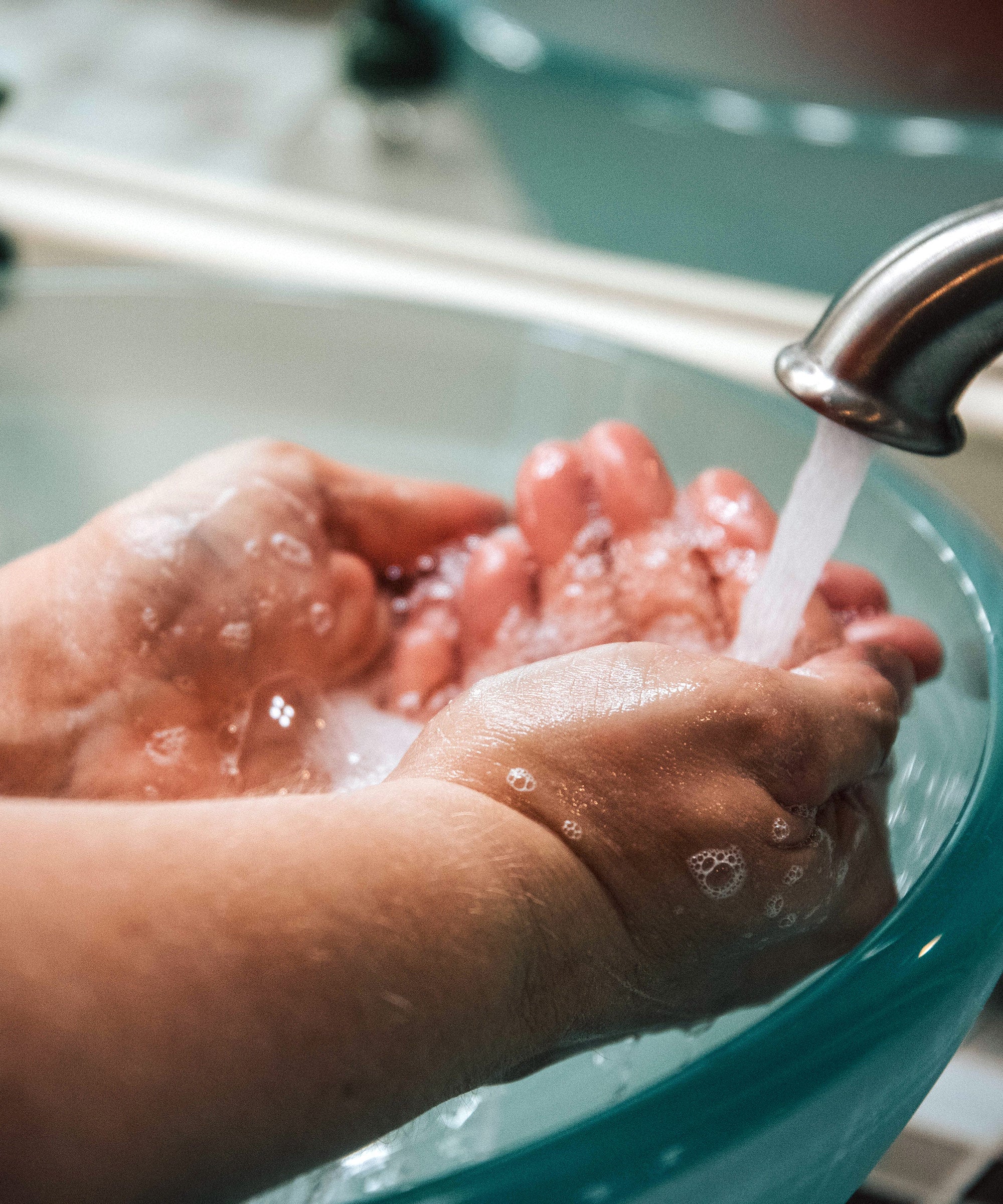 Washing Hands With Soap