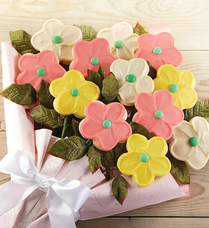 Cheryl’s Cookies + Buttercream Frosted Long Stemmed Cookie Flowers