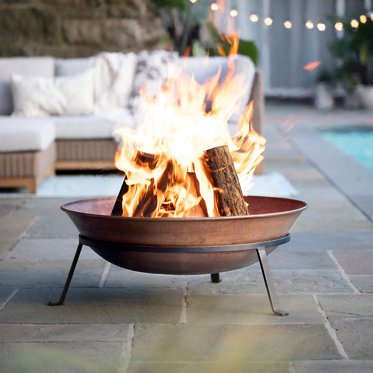 Terrain + Copper Dish Fire Pit
