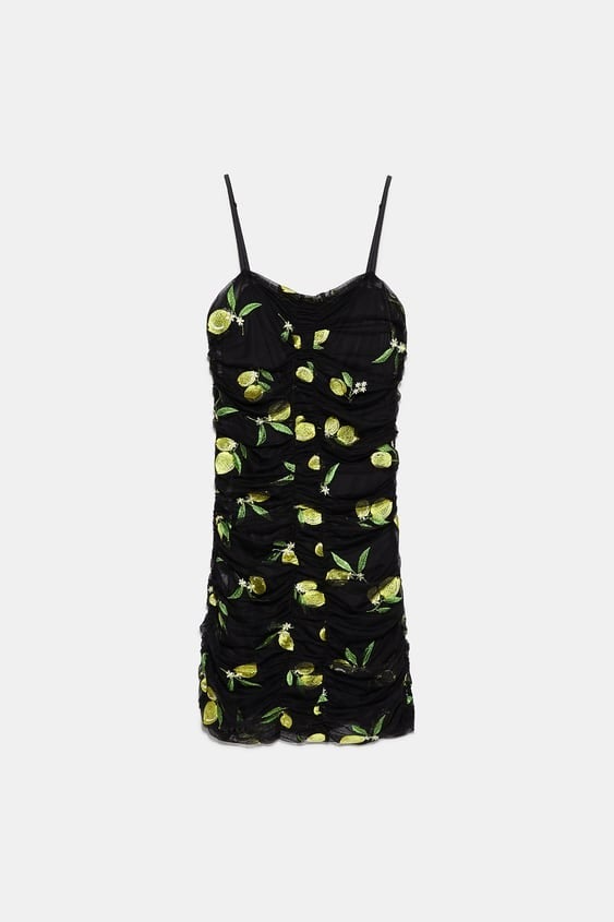 Zara + Lemon Embroidery Dress