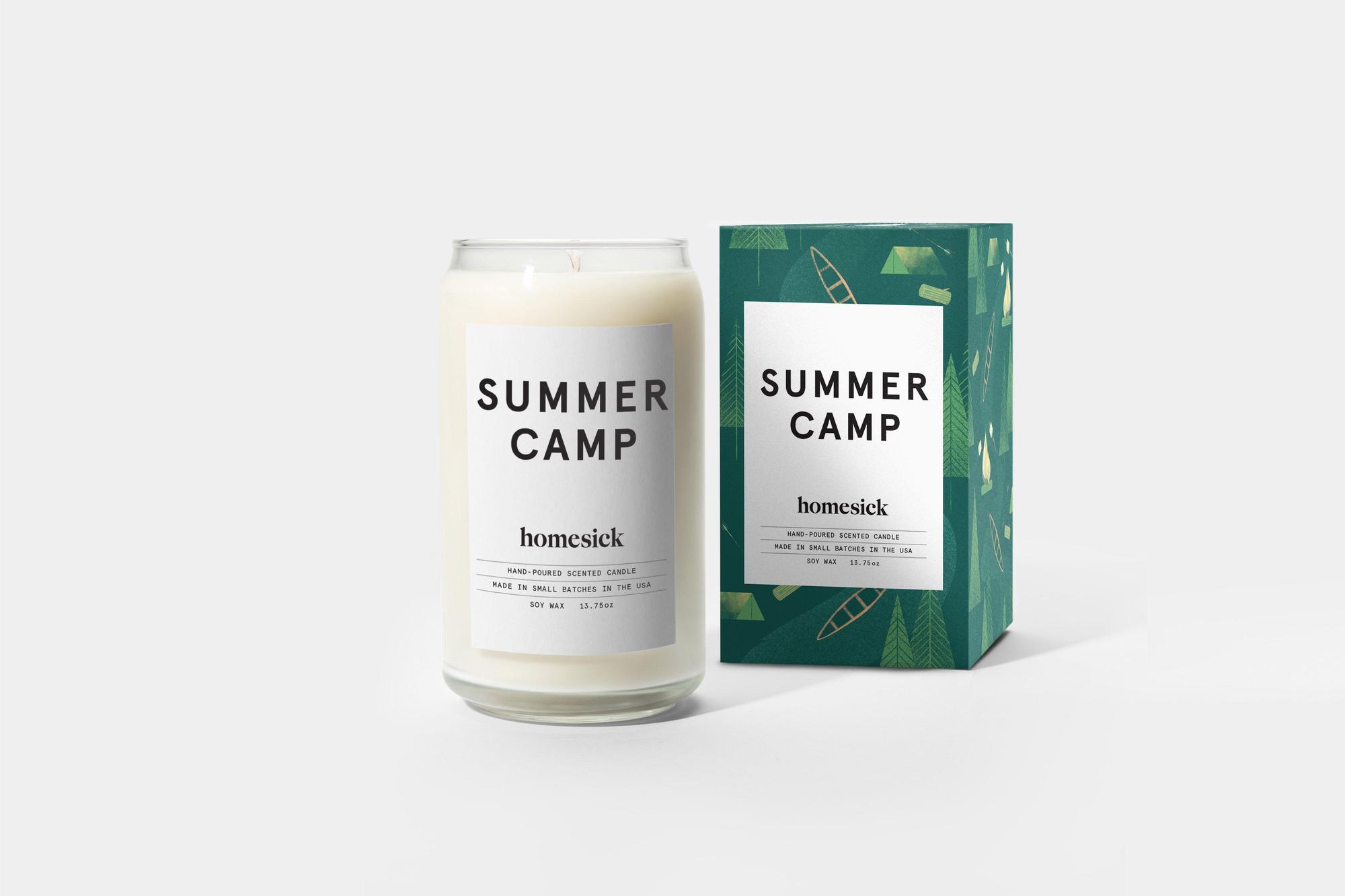 Homesick Candles + Summer Camp Candle