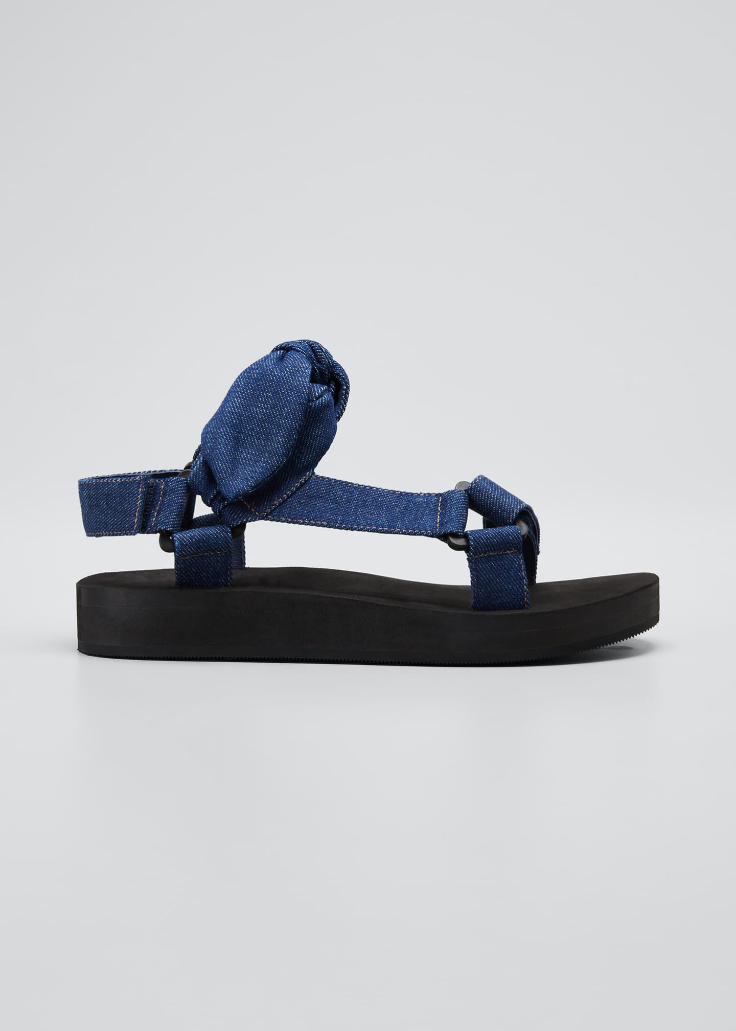 Loeffler Randall + Maisie Denim Sport Strap Sandals