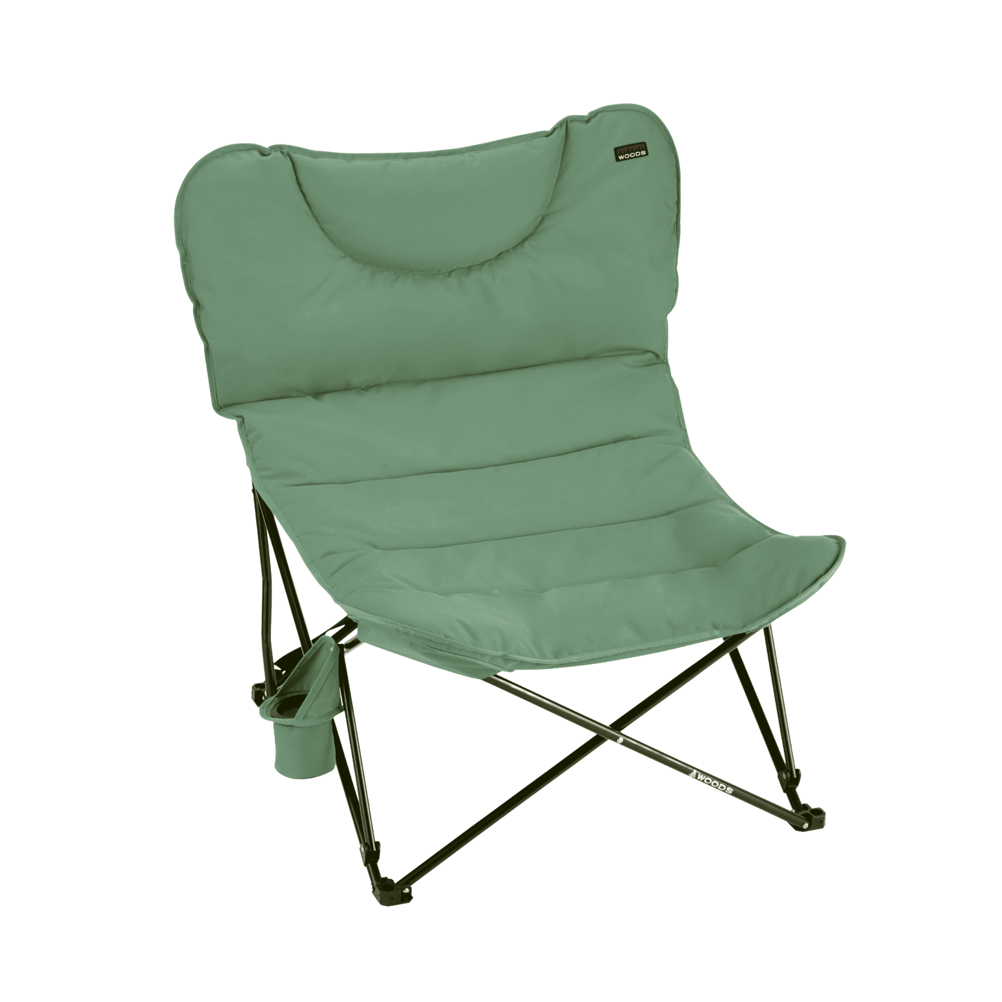 Woods + Mammoth Folding Padded Camping Chair Sea Spray