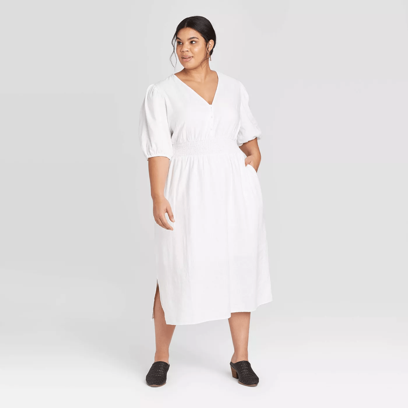 Universal Thread + Plus Size Elbow Sleeve Dress