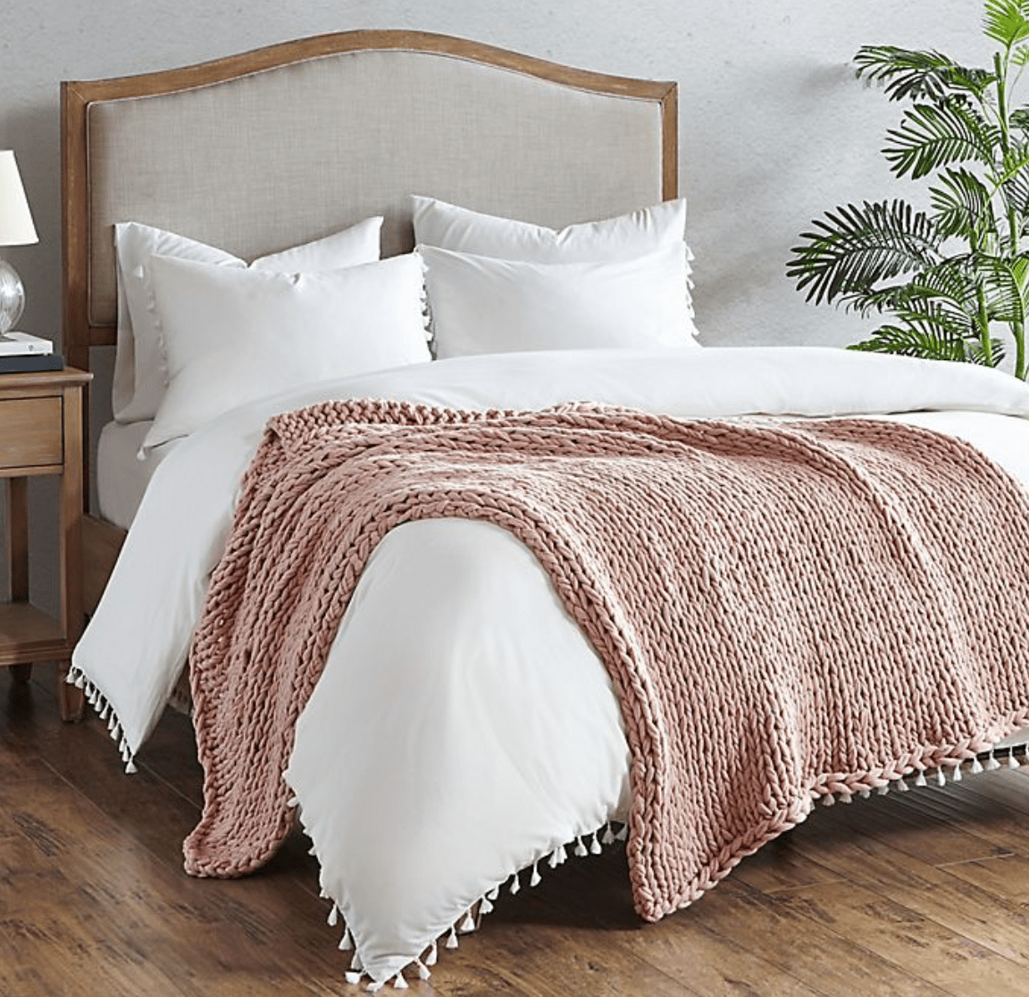 Madison Park + Chunky Double Knit Handmade Throw Blanket