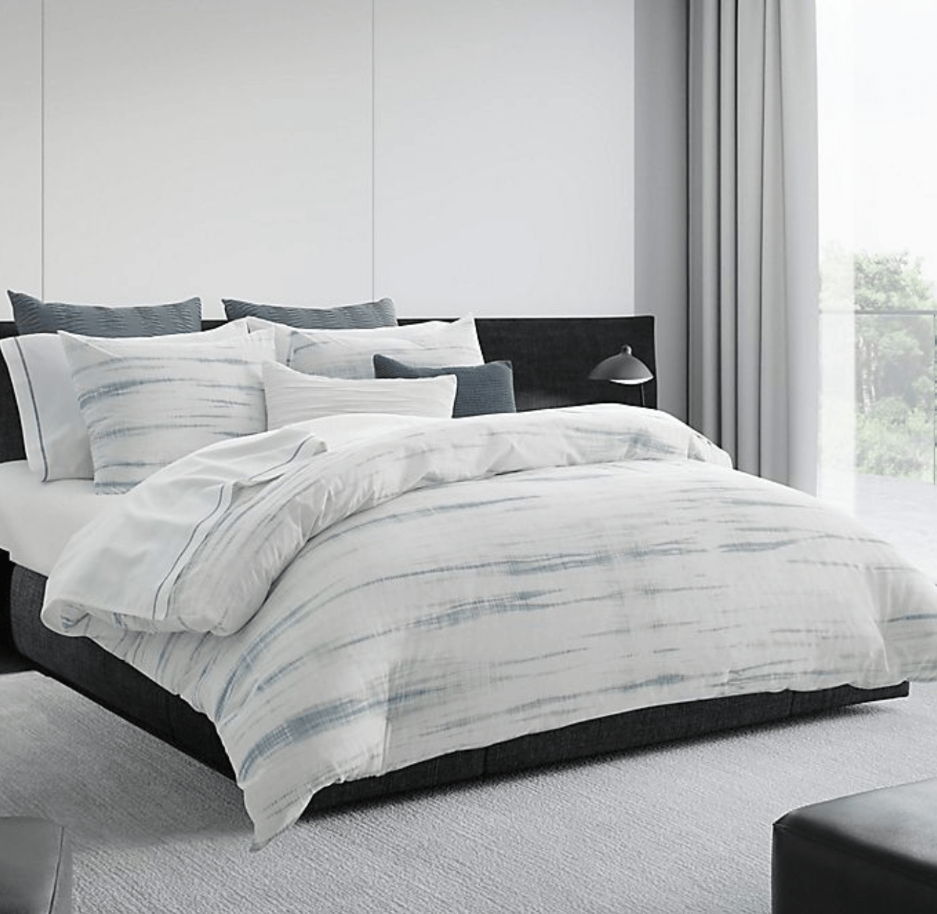 Vera Wang + Marble Shibori Bedding Collection