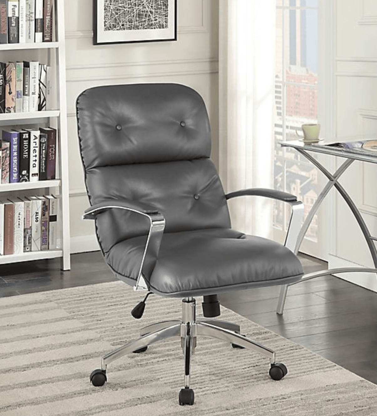 Bed Bath & Beyond + Leatherette Office Chair