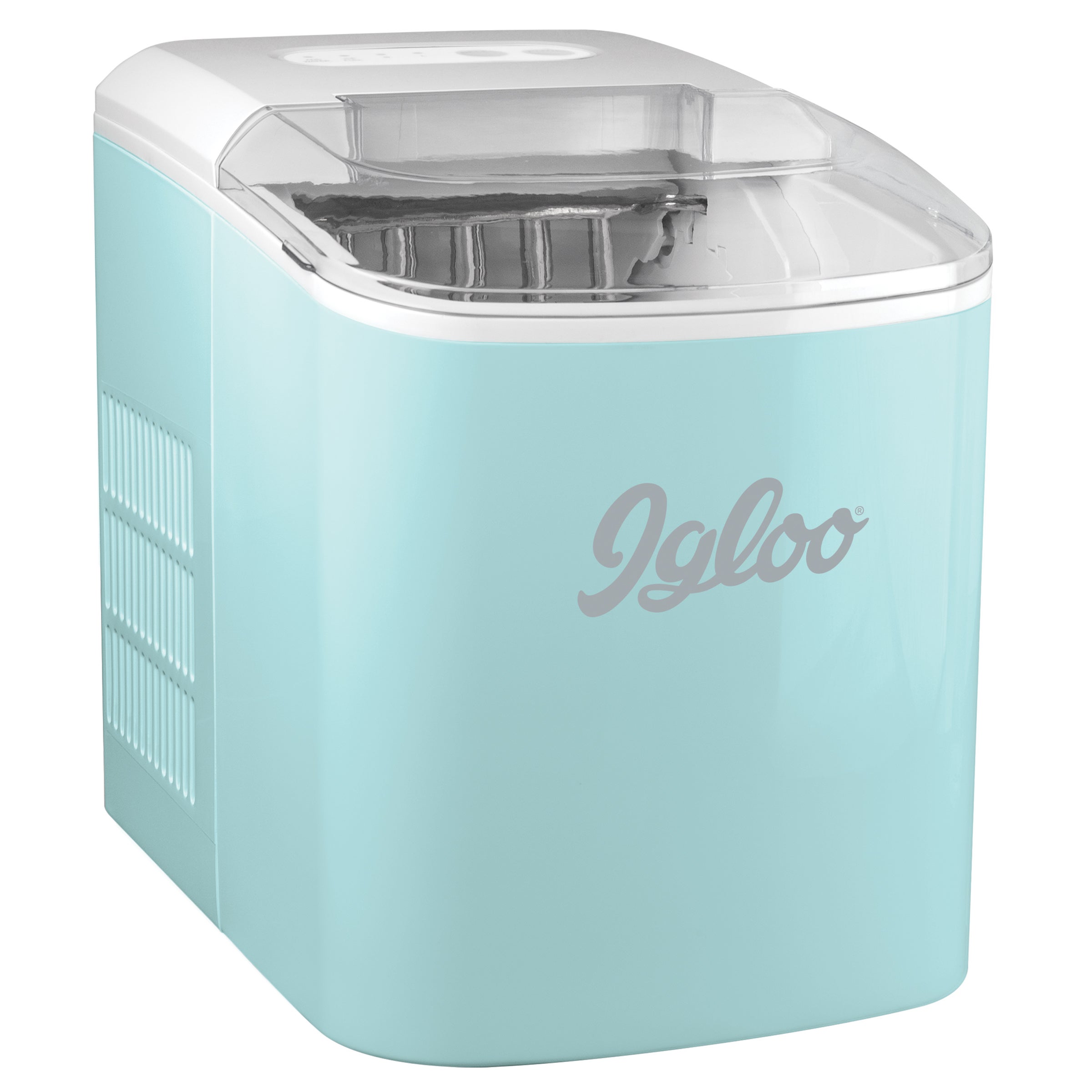 Igloo + Countertop Ice Maker, 26 lb. Capacity (Aqua)