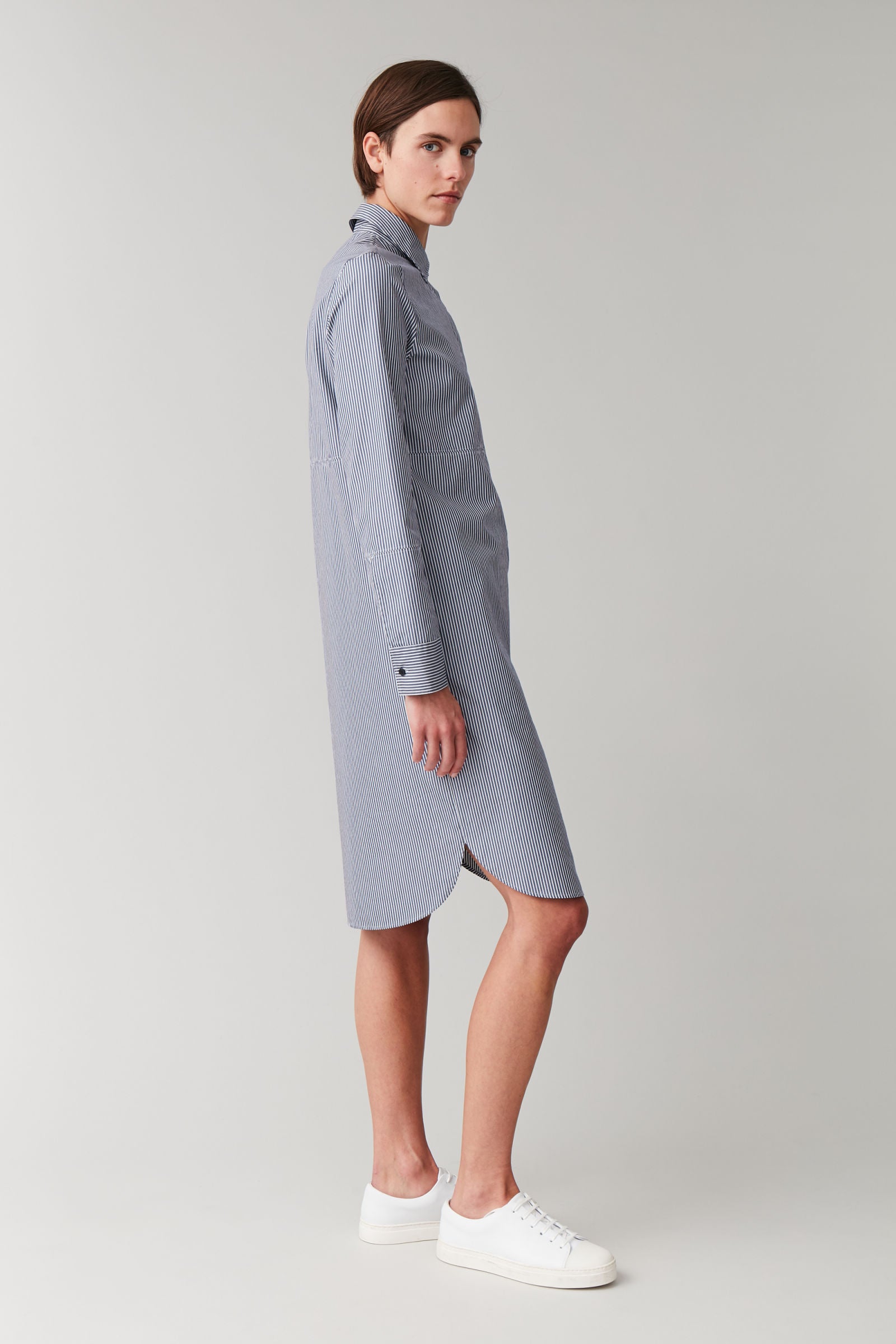 COS + Striped Shirtdress