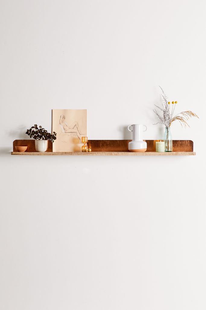 Urban Outfitters + Joanna Pressed Metal Wall Shelf